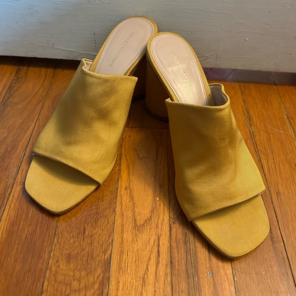 ☀️Stuart Weitzman block heel slides - Picture 4 of 9